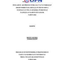 <a href="/items/browse?advanced%5B0%5D%5Belement_id%5D=50&advanced%5B0%5D%5Btype%5D=is+exactly&advanced%5B0%5D%5Bterms%5D=PENGARUH+AKUPRESUR+TITIK+LI4%2CCV3%2CCV4+TERHADAP+DISMENORHE+PADA+REMAJA+PUTRI+DI+SMPN+2%0D%0APANINJAUAN+WILAYAH+KERJA+PUSKESMAS+PANINJAUAN+KABUPATEN+SOLOK+TAHUN+2026%0D%0A">PENGARUH AKUPRESUR TITIK LI4,CV3,CV4 TERHADAP DISMENORHE PADA REMAJA PUTRI DI SMPN 2<br /><br />
PANINJAUAN WILAYAH KERJA PUSKESMAS PANINJAUAN KABUPATEN SOLOK TAHUN 2026<br /><br />
</a>
